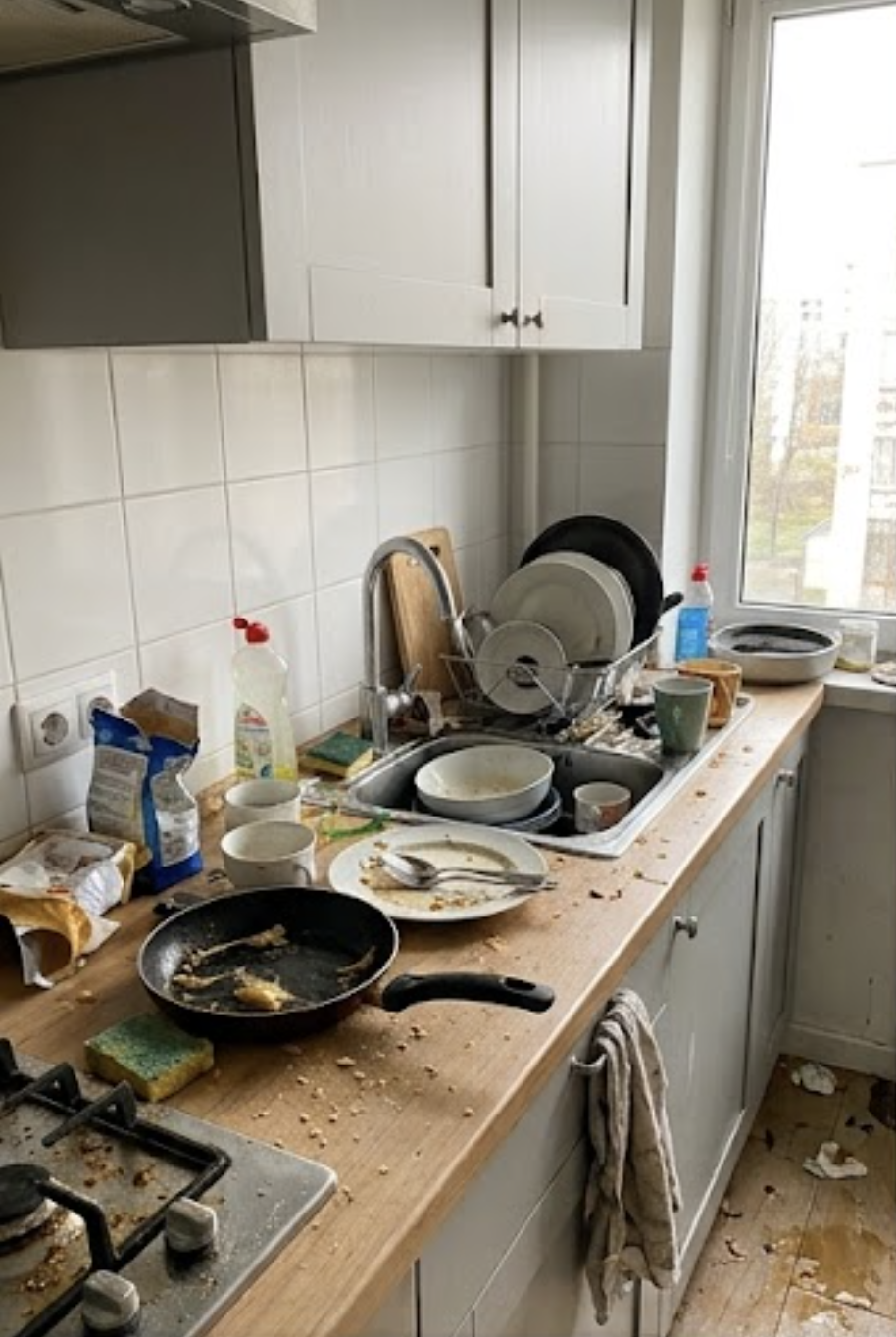 Before cleaning: test
